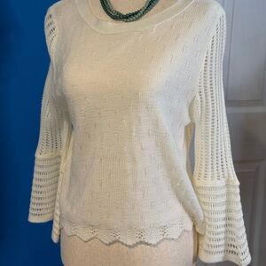 Olga Soft Cream Knit Sweater